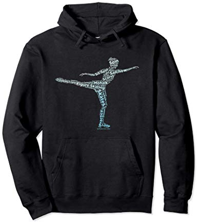 Eiskunstlauf Eis Skate Eiskunstläufer Geschenk Pullover Hoodie