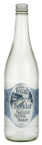 Cheddar Natural Spring Water 750ml Still (Pack of 12) Drawn from Soil Association Certified Organic Land