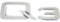 Audi 8U08537412ZZ Schriftzug Q3 Emblem Logo Aufkleber Modellbezeichnung chrom glänzend
