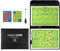 RoseFlower Taktiktafel Fussball, Fußball Trainer Taktikmappe mit Marker Stift Magneten, Profi Tatktikboards Fussball Coach-Board für die Schulung oder Spielanalyse