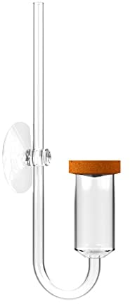 FZONE 13mm CO2 Diffusor | Arbeiten mit Allen CO2-Systemen | LiterMaßgeschneiderte Keramik |Porösere Membran| Feinste CO2-Blasen|Ultraklares Acrylglas - Hergestellt in Südkorea (S-13mm)