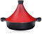 Marmite à tajine marocaine | Intronisation | Couvercle auto-arrosant 28 cm de large en métal | Casserole de tajine à cuisson lente traditionnelle super antiadhesive (Bourgogne)