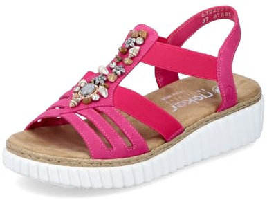 Rieker Damen Riemchensandalen 63249, Frauen Sandalen