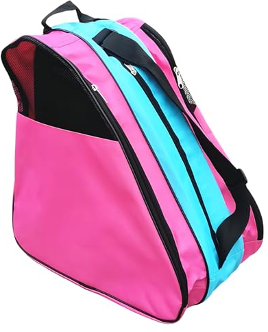 Fadcaer Roller Skate Bag, Canvas & Beach Tote Bag, Ice & Inline Skate Bag for Kids & Adults, Unisex Portable Inline Skates Carry Bag for Kids & Adults