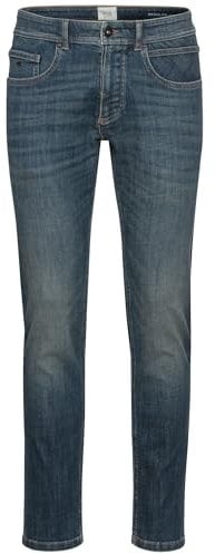 camel active Herren Regular Fit fleXXXactive® Jeans Blau, menswear-38/36