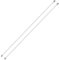 sourcing map 2 Pcs Airless Paint Sprayer Extension Rod 30x0.47 Extension Spray Gun Paint Stainless Steel Interface Universal Replacement Tool for Airless Sprayer