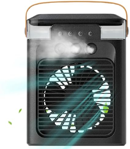 Xasbseulk Ventilateur de pulvérisation d'eau portable | Ventilateur brumisateur USB, ventilateur de bureau écoénergétique pour cuisine, école, voyage, camping, voiture, maison