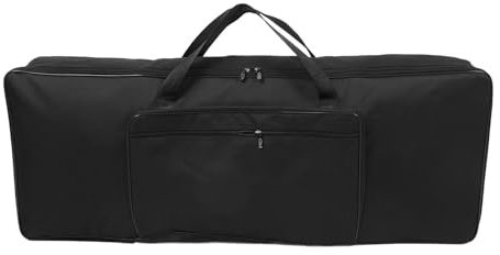 ibasenice Portable Electronic Keyboard Bag Padded Oxford Keyboard Case Storage Pouch for Music Books