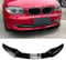 Auto Front Stoßstange Kinn Lippe Spoiler für BMW 1er E81 E82 E87 E88 LCI Standardmodell 2007-2011 Auto Front Splitter Diffusor Exterieur Zubehör Körper Kit,Glossy Black