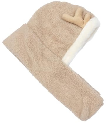 SAFIGLE 1Stk Geweih warme Mütze Wintermütze Weihnachts-Cosplay-Hut weihnachtlicher warmer schal Tierhüte Weihnachtsmütze mit Geweih Plüschiger Geweih Schal Geweihschutzkappe schöner Hut