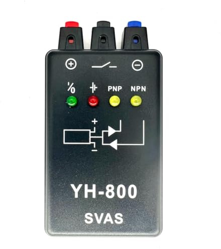 Yuattory Nuevo -800 Probador de Interruptor Fotoeléctrico Interruptor de Proximidad Probador de Interruptor Magnético Probador de Sensor (Sin Batería de 2 X 9 V)
