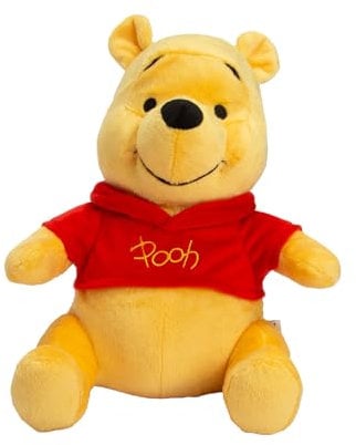 Simba Official Disney Winnie The Pooh 25cm Plush Toy, cuddly soft toy for kids and adults for birthday and gift, from 0 years, Yellow