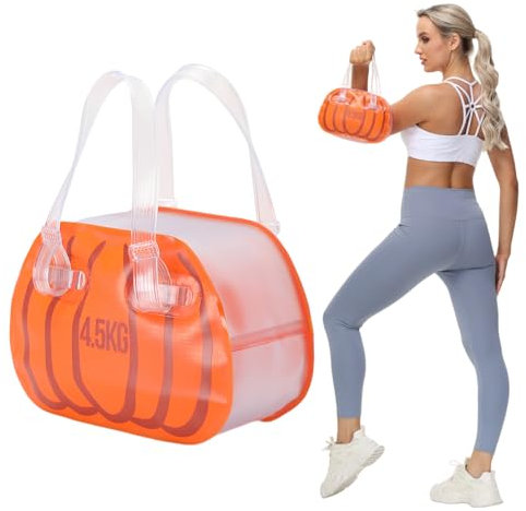 DEIRIS Aqua-Gewichtshantel 4,5 kg Set – Verstellbare Kettlebell Alternative Ideal für Anfänger Kettlebell Training zu Hause gemacht