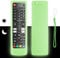 Silicone Remote Control Case Compatible with LG Smart TV AKB74915324 AKB76037605 AKB76040301 AKB74915346 AKB75375608 Remote Control Protective Cover Shockproof with Fluorescent Green and Lanyard