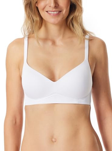 Schiesser Damen Soft Schale und gleitenden Cups-Unique Micro BH, Weiss_181127, 95D