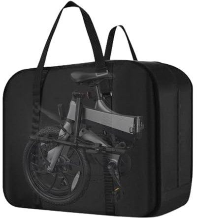 Liqzirtu Transporttasche für Fahrrad, faltbar, Transporttasche für Fahrrad, faltbar, für Reisen | wasserdichte Hülle für 50,8 cm (50 cm), Organizer für Falträder, Autos,