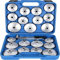 23pcs Oil Filter Socket Wrench Set Oil Filter Cap Remover and Installer Tool Set with Spanner Case