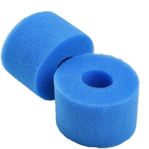 Éponge Filtrante, Cartouche Filtrante RéUtilisable, Filtre en Mousse à Cartouche éponge Lavable, filtres de Piscine en Mousse, pour piscines, Jardin Extérieur