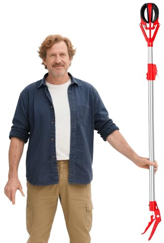 apfelpflücker obstpflücker Kleiner Obstbaumpflücker Mit Verstellbarer Stange, Leichte Greifstangen Für Pflücken Von Obst In Großer Höhe, Orangen/Guaven, Mobilitätshilfe(L 1.8m (5.9ft) - 3.0m (9.8ft))