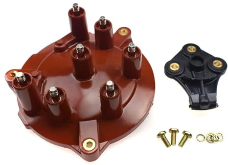 Auto-Zündverteiler Passend für MERCEDES 190 W201 W124 W126 2,6 3,0 1985 1986–1993 1031580002,1031580231 Verteilerrotor und Kappe Verteiler(Cap)