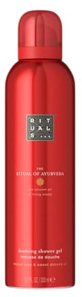 Rituals The Ritual of Ayurveda Foaming Shower Gel, Indische Rose & Süßes Mandelöl, 200 ml