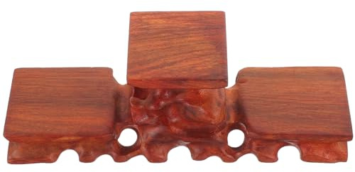 MUSISALY Stand with Single Carved Piece Display from of and in Wood Ergonomic Design Antique Look , Vase Stand for Crafts and Plants Museums Or Retail Stores
