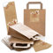 Logbuch-Verlag 10 Frohe Weihnachten Geschenktüten 18 x 8 x 22 cm - Papiertaschen mit Weihnachtsaufkleber - Verpackung Kundengeschenke