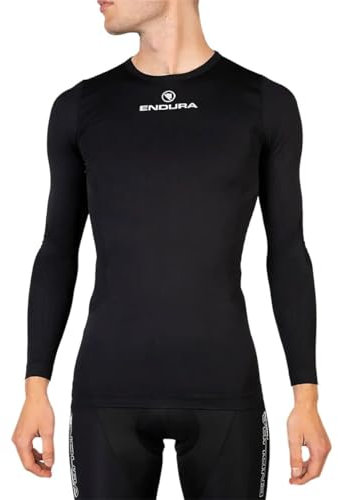 Endura Men's Engineered Baselayer Shirt, Black, Medium