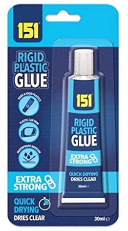 151 1511168 Rigid Plastic Glue, Clear