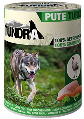 Tundra Hundefutter Pute Nassfutter (6 x 800g)