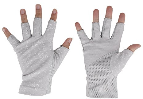 Damen Sommer Halbfinger Handschuhe Baumwolle Fahrradhandschuhe Kurz Spitzenhandschuhe Anti-Rutsch, Anti-UV Schutz, Dünn Sonnenschutz Fäustlinge Gloves für Fahren Golf Outdoor Motorrad Radfahren