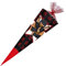 Nestler 6850326 - Schultüte Ninja Fighter, 85 cm, 12 eckig, mit Textilborte und Verschluss aus Tüll