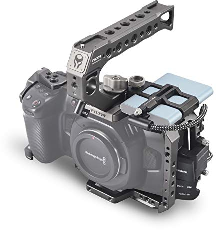 TILTA TA-T01-B-G BMPCC 6K / BMPCC 4K Kamera Käfig Basic Kit Cage Kompatibel mit Blackmagic Pocket Cinema Camera 4K / 6K Rig (BMPCC 6K Basic Kit)