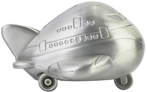 Sparschwein Kinder, Metall Spardose in Flugzeug Form, Sparbüchse Spartopf Kinder Geld Banken Geschenke für Wohnkultur Geburtstag