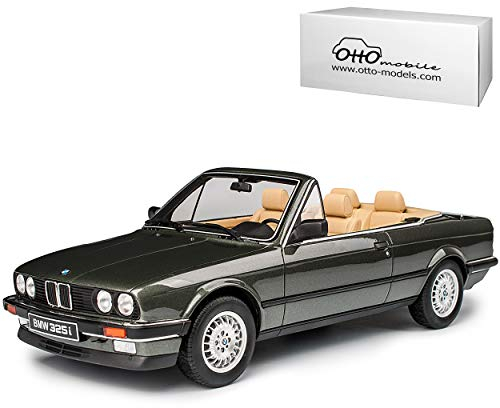 Otto Mobile B-M-W 3er E30 325i Cabrio Achat Grün 1982-1994 Nr 572 1/18 Modell Auto mit individiuellem Wunschkennzeichen