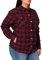 Urban Classics Tb3627-ladies Oversized Overshirt Chemise, Midnightnavy/Red, 5XL Große Größen Extra Tall Femme