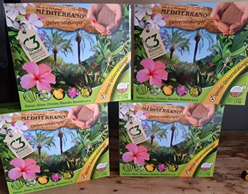 Meditrerrano Palmendünger, Freilandpalmendünger, Trachydünger 4x3 Kilo