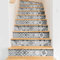 Ambiance Sticker Peel and Stick Stairs Micalina Decorative Sticker, DIY Home Decor, Peel and Stick Removable Stickers, Self Adhesive Decals for Stairs - H30 xL105 cm - 2 Stickers of 15 x 105 cm