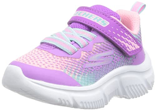 Skechers GO RUN 650, Zapatillas para Niñas, Purple, 35.5 EU