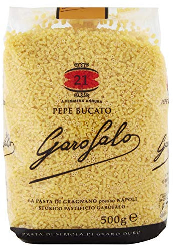 Garofalo Pepe Bucato Italian Soup Pasta - Vegan and Small Pasta Shape, 500g (Pack of 1)