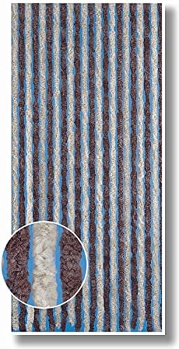 Conacord Türvorhang 363071 Flauschi 90x200cm Chenillevorhang braun-beige