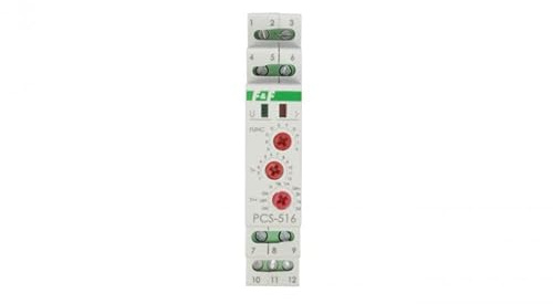 Zeitrelais 1P 8A 0,1sek-576h 230V AC, 24V AC/DC MultifunktionsPCS-516DUO f&f 5908312595496
