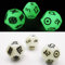 BESCON DICE Astrologisches Würfel-Set, Constellation Divination D12 Würfel, leuchtet im Dunkeln, 3-teilig