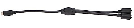 Câble Adaptateur Mini DIN 6 Broches, Mâle vers Femelle Mini DIN 6 Broches vers 2 Câble Mini DIN 6 Broches Fil de Cuivre Pur sans Noyau de Pliage Plug and Play pour Appareil Numérique