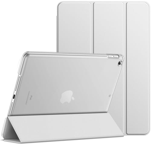 JETech Case for iPad (9.7-Inch, 2018/2017 Model, 6th/5th Generation), Smart Cover Auto Wake/Sleep (Silver)