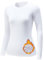 TERODACO Thermal Tops Womens Long Sleeve UPF50+ Ski Base Layer Women Soft Quick Dry Thermals Stretchy Micro Fleece Ladies Gym Running Sports Tops 22534 White L