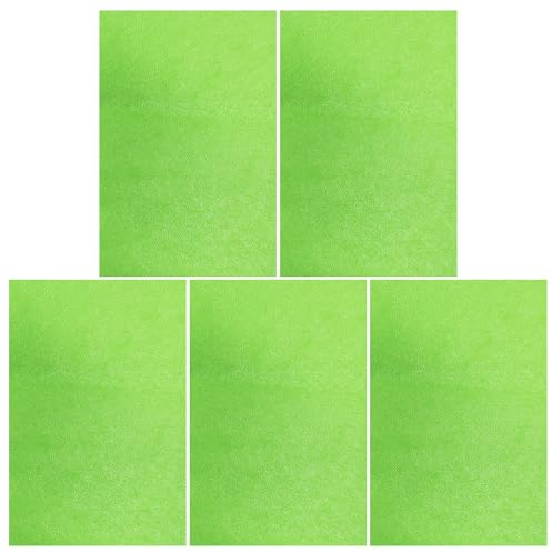 5 Kühlschrank Schwamm Matten, Kühlschrank Ersatz Baumwolle, Lebensmittel Frische, Anti-Schimmel, Kühlschrank Liner, wasserdicht waschbar Schwamm Pad, Kühlschrank Dichtung, Kühlschrank Liner (Grün)
