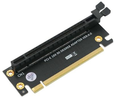 SVRITE Carte Adaptateur de Test de Carte Graphique PCI-E16X 4.0, Châssis de Serveur 2U Multifonctionnel, PCI-E 4.0, Carte Adaptateur à 90 Degrés Durable