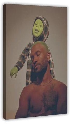 Frank Ocean Poster (11) Leinwand Poster Wandkunst Dekor Druck Bild Gemälde für Wohnzimmer Schlafzimmer Dekoration Rahmenstil 30 x 45 cm