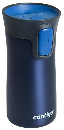ESTEXO Contigo Pinnacle Thermobecher Kaffeebecher 300 ml Isolierbecher Togo Becher Blau